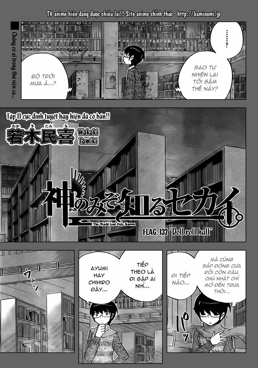 The World God Only Knows - Kami nomi zo Shiru Sekai Chapter 132 - Trang 2