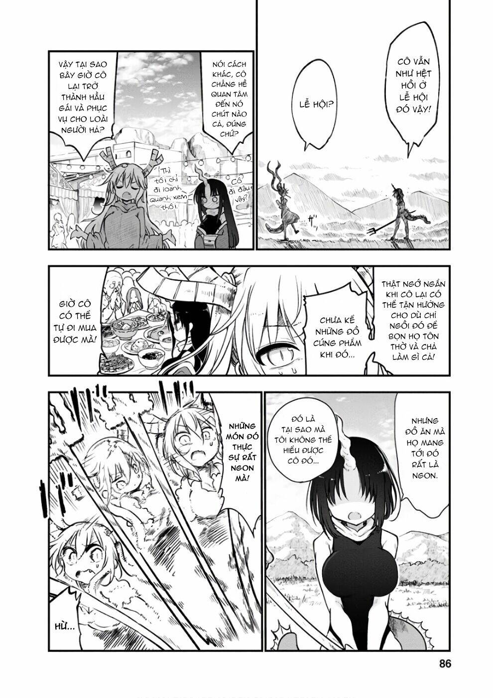 cuộc sống trả ơn của nàng rồng tohru! chapter 64: \"elma và tooru\" - Trang 2